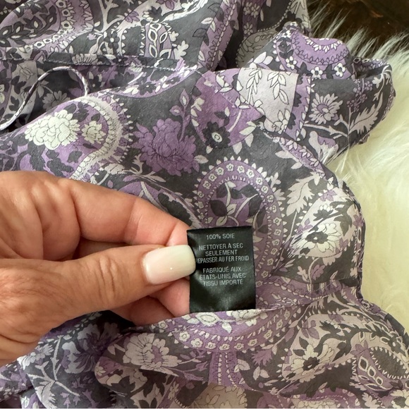 Nili Lotan Paisley Acadia Blouse (L) - Picture 8 of 8